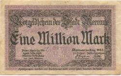 Meerane - Stadt - 8.8.1923 - 1 Million Mark