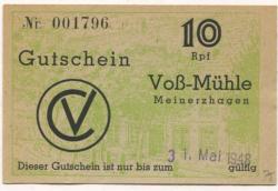 Meinerzhagen - Voß-Mühle - - 31.5.1948 - 10 Pfennig