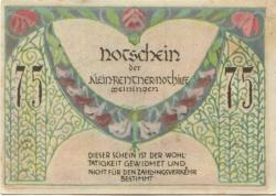 Meiningen - Kleinrentner-Nothilfe - -- - 75 Pfennig