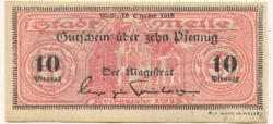 Melle - Stadt - 18.10.1918 - 10 Pfennig
