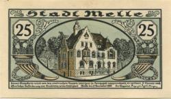 Melle - Stadt - 15.11.1920 - 25 Pfennig