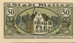 Melle - Stadt - 15.11.1920 - 50 Pfennig