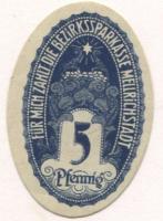 Mellrichstadt - Bezirkssparkasse - -- - 5 Pfennig