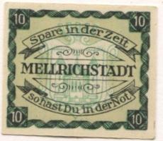 Mellrichstadt - Bezirkssparkasse - -- - 10 Pfennig 