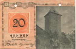 Menden - Stadt - 18.10.1918 - 20 Mark