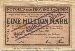 Merseburg - Provinzialverband Sachsen - August 1923 - 1 Milliarde Mark