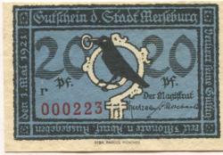 Merseburg - Stadt - 1.5.1921 - 20 Pfennig
