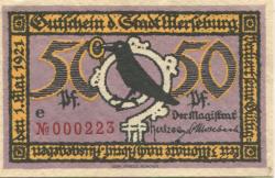 Merseburg - Stadt - 1.5.1921 - 50 Pfennig
