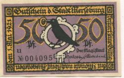 Merseburg - Stadt - 1.5.1921 - 50 Pfennig