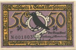 Merseburg - Stadt - 1.5.1921 - 50 Pfennig