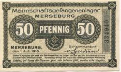 Merseburg - Mannschaftsgefangenenlager - 1.7.1918 - 50 Pfennig