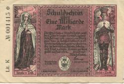 Mindelheim - Stadt - 20.10.1923 - 1 Milliarde Mark
