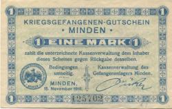 Minden - Kriegsgefangenenlager - 15.11.1916 - 1 Mark