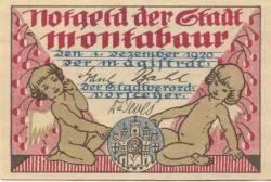 Montabaur - Stadt - 1.12.1920 - 10 Pfennig