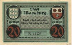 Moosburg - Stadt - -- - 20 Pfennig