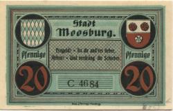 Moosburg - Stadt - -- - 20 Pfennig