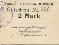 Moosch - Gemeinde - -- - 2 Mark