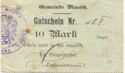 Moosch - Gemeinde - -- - 10 Mark