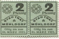Mühldorf - Stadt - - 31.3.1921 - (4) Pfennig