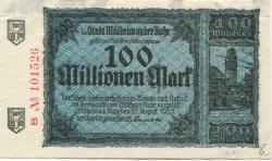 Mülheim - Stadt - 10.8.1923 - 100 Millionen Mark