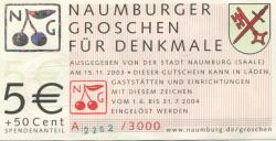 Naumburg - Stadt - 1.6.2004 - 5.50 Euro