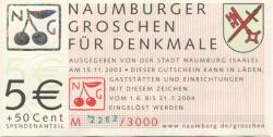 Naumburg - Stadt - 1.6.2004 - 5.50 Euro