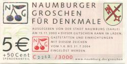 Naumburg - Stadt - 1.6.2004 - 5.50 Euro