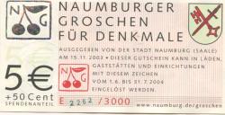 Naumburg - Stadt - 1.6.2004 - 5.50 Euro