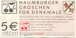 Naumburg - Stadt - 1.6.2004 - 5.50 Euro