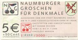 Naumburg - Stadt - 1.6.2004 - 5.50 Euro