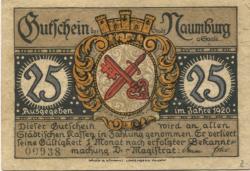 Naumburg - Stadt - 1920 - 25 Pfennig 