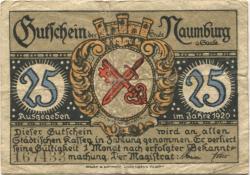 Naumburg - Stadt - 1920 - 25 Pfennig 