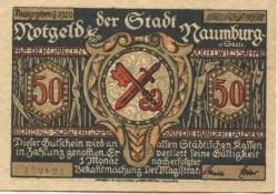 Naumburg - Stadt - 1920 - 50 Pfennig 