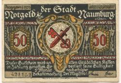 Naumburg - Stadt - 1920 - 50 Pfennig 