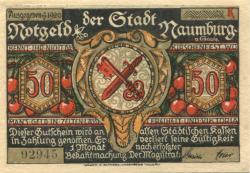 Naumburg - Stadt - 1920 - 50 Pfennig