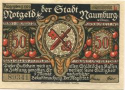 Naumburg - Stadt - 1920 - 50 Pfennig