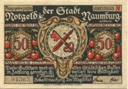 Naumburg - Stadt - 1920 - 50 Pfennig