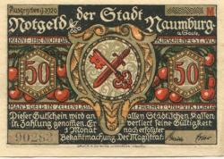 Naumburg - Stadt - 1920 - 50 Pfennig