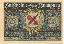 Naumburg - Stadt - 1921 - 25 Pfennig