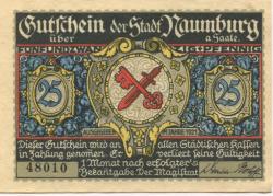 Naumburg - Stadt - 1921 - 25 Pfennig