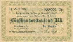 Naumburg - Stadt - 15.8.1923 - 500000 Mark