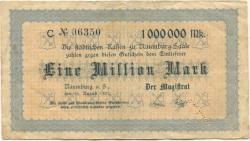 Naumburg - Stadt - 15.8.1923 - 1 Million Mark