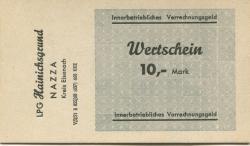 Nazza - LPG Heinrichstal - -- - 10 Mark