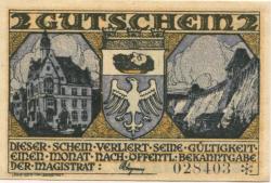 Neheim (heute: Arnsberg) - Stadt - -- - 2 Mark