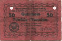 Nesselwang - Marktgemeinde - 1.7.1917 - 50 Pfennig