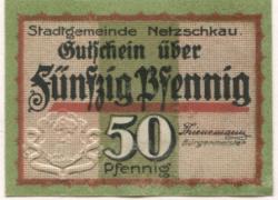 Netzschkau - Stadt - - 31.12.1919 - 50 Pfennig