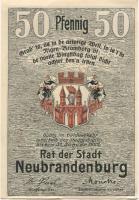 Neubrandenburg - Stadt - - 31.5.1922 - 50 Pfennig