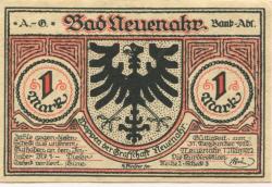 Neuenahr (Bad) - Kurdirektion - 1.3.1922 - 1 Mark