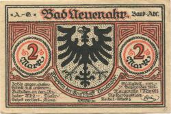 Neuenahr (Bad) - Kurdirektion - 1.3.1922 - 2 Mark