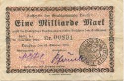 Neuffen - Stadt - 29.10.1923 - 1 Milliarde Mark